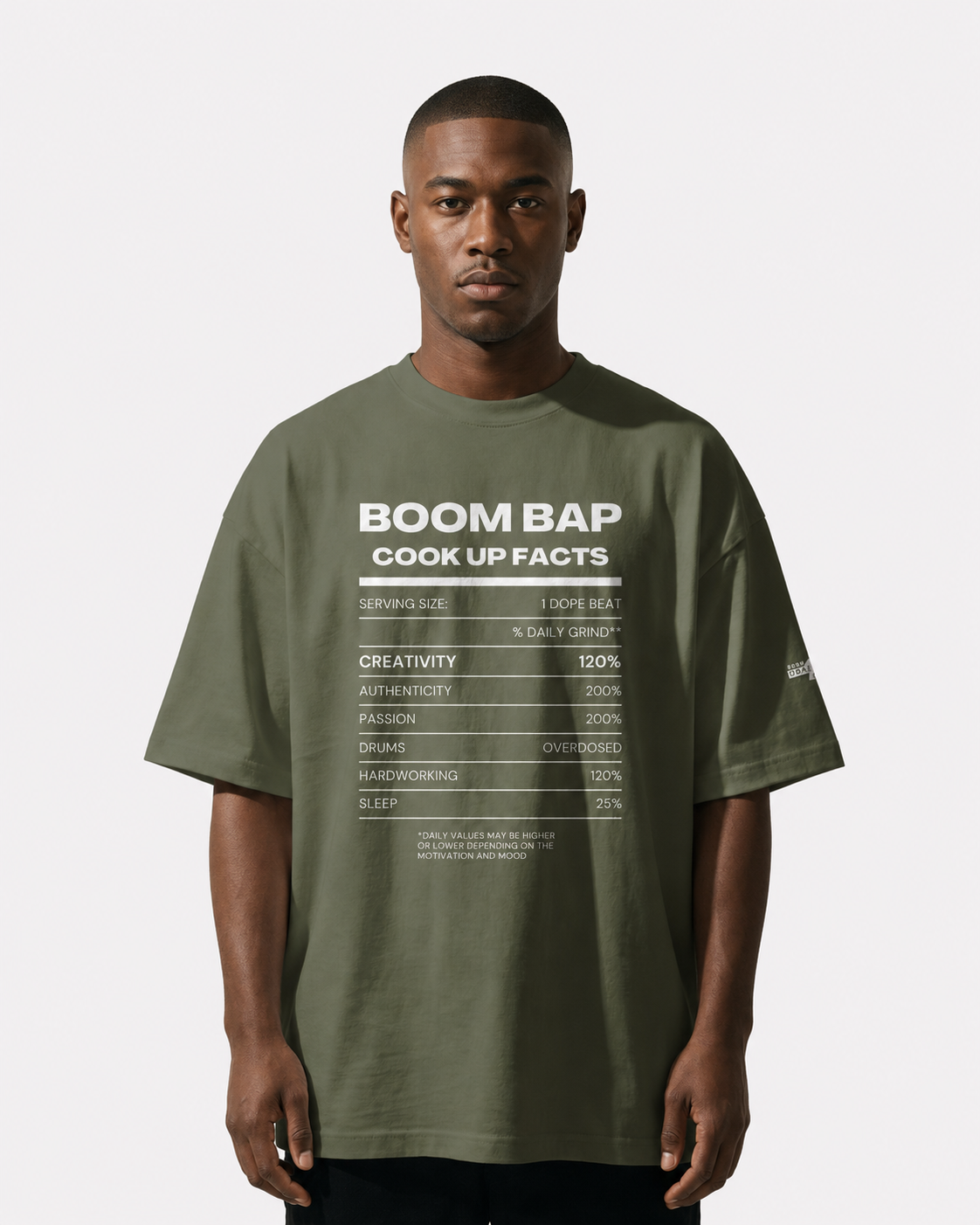 Front Military Green
