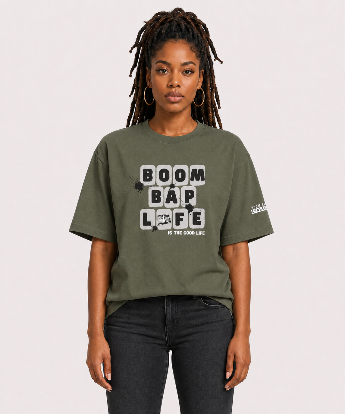 Front Military Green